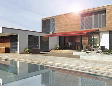 Halbgeschlossene Gelenkarm-Markise Terrea H60 Halbgeschlossene Gelenkarm-Markise Terrea H60