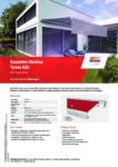 Produktdatenblatt Kassetten-Markise Terrea K50 Produktdatenblatt Kassetten-Markise Terrea K50